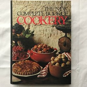 Vintage cook book thick with lots of pictures